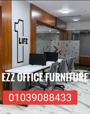 خلية عمل خليه عمل work station خشب mdfاسباني مستورد علي شاسيه معدن متوفر جميع الالوان و المقاسات