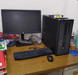 COMPUTER HP ELITEDESK I5 FULL SET  Genuine Intel core i5 with screen& mouse & all accesseorie