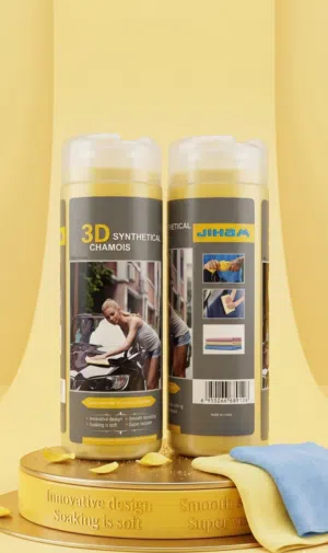 3D Synthetic Chamois Car Cleaning Cloth no scratch for your car free delivery sharjah