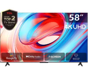 شاشة TCL 58 شاشة ذكية سمارت لاتزال جديده