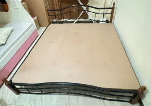 Used Steel King size Bed and kids Bunker bed