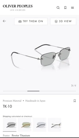 Oliver people tk-10 brand