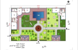 تصميم وتنفيذ حدائق خارجية