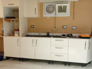 مطبخ هيكل mdf واجهة هاي كلاس