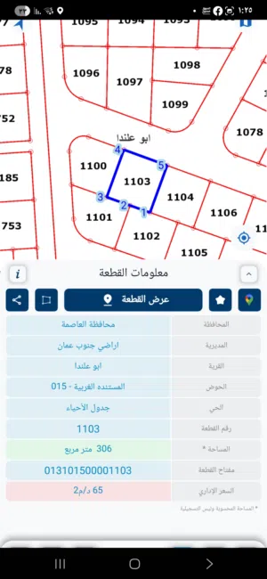 Residential Land for Sale in Amman Al-Mustanada