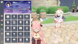 حساب قنشن  Genshin impact