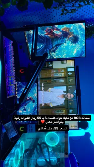 مايك وستاند وشاشة وكاميرا