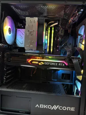 كمبيوتر ألعاب قوي جداً للبيع – أداء عالي وجاهز لأي لعبة أخرى Pc gaming I5 11th Rtx 2080ti 11gb