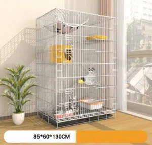 Four Layer Folding Luxury Pet Cage 85×60×130cm