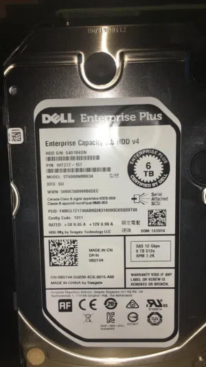 Dell Server Enterprise HDD 6TB