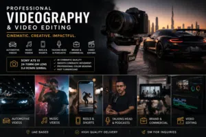 Professional Videography & Video Editing