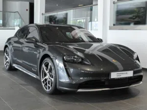2022 Porsche Taycan 4 Cross Turismo Electric Sedan in Nardo Grey with Advanced Features