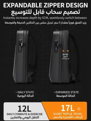 حقيبة ظهر ذكية مضادة للسرقة