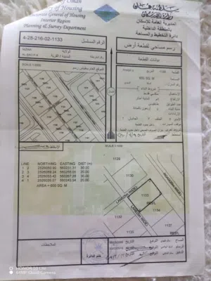 Residential Land for Sale in Al Dakhiliya Nizwa