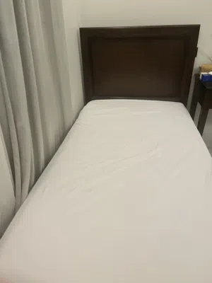 2 Wooden Single bed set with Night stand. Dressing Table and Stool