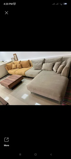 FOR SALE – Luxury Enza Home L-Shaped Sofa