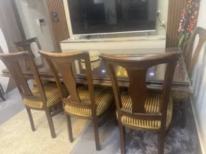 طاولة سفرة خشب زان