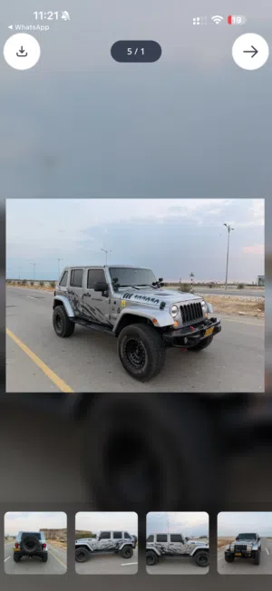 Jeep  jk 3600 model 2014