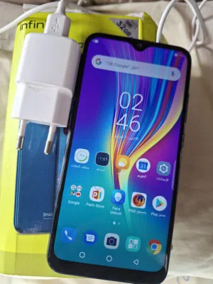Infinix Smart 3 Plus المكان في مدينه نصر  معاه الشحن والعلبه