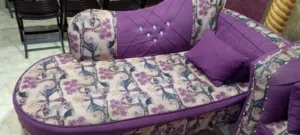 طقم كورنر 9مقاعد حرف L 3*2 مع كنبة بيانو