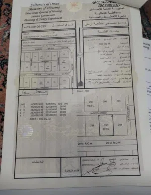 للبيع ارض سكني بهلا وادي قريات