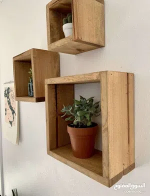 أرفوف خشب جملة 50طقم