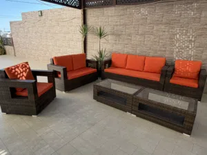 طقم كنب خارجي ممتاز