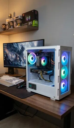 RTX 4060ti 16gb / i5 / asus 144hz بي سي مع شاشه
