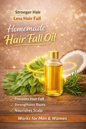 Homemade HairOil with all natural ingredients