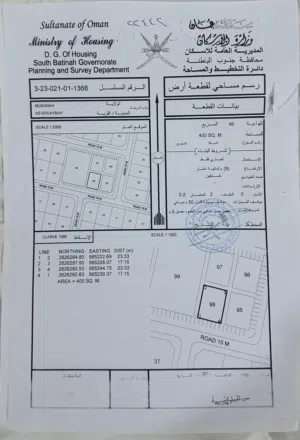 للبيع ارض تجاريه ولايه المصنعه مع الجامع بكافه الخدمات أنا المالكً