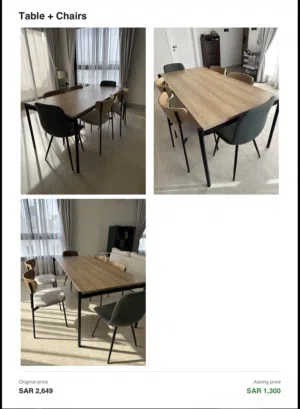 Home center dining table set