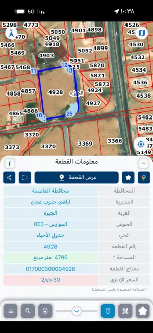 Residential Land for Sale in Amman Al Jizah