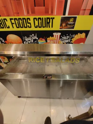 bain marie table ( chef and dishen )