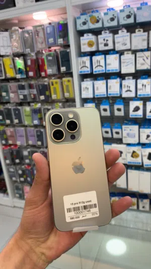 Ip 15 pro 512gبطاريه 95 مكفول 14 يوم في حال وجود اي عطل بالجهاز تبديل او ترجيع