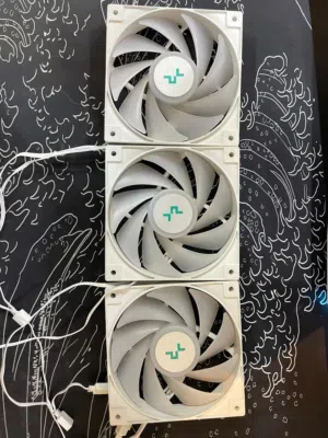 3 deepcool fans