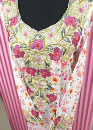 مخورة الورد شغل خياط جاهزة للبس