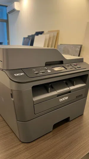 طابعة ليزر Brother DCP-L2540DW أسود وأبيض مع واي فاي وسكانر ونسخ ودوبلكس