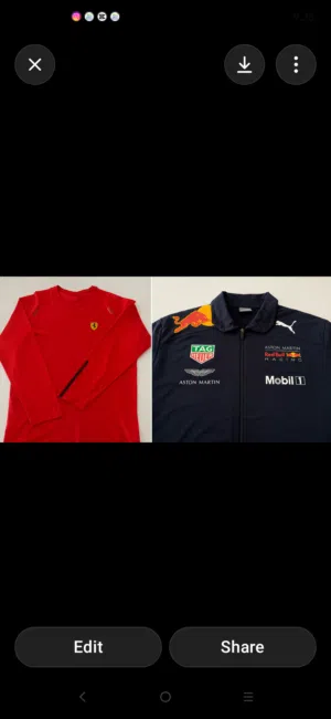 بلوزه puma RED BULL أصلية وبلوزه فيراري