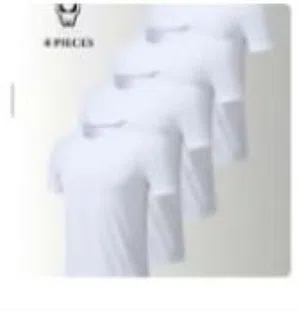 تي شيرت ابيض و بنطلون اسود XXL