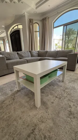 White coffee table