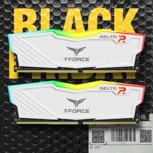 رامات tforce ddr4 3600 2×8 لون ابيض اوبن بوكس