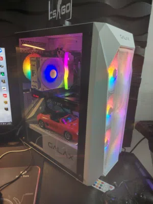 كيس كيمنك 4060ti بمعالج i5 12400f  نضيف كلش ايشقل شكو لعبه ابالك قويه مو قويه يأكل طفه