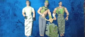 مجموعة مجسمات ألعاب أكشن مان (Action Man) أصلية  من Hasbro - إصدارات التسعينيات