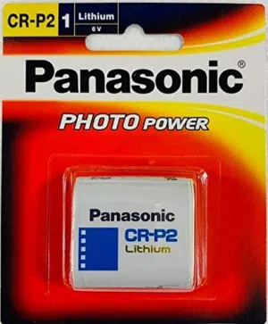 بطاريات ليثيوم CRP2 6V بناسونك Panasonic Photo Lithium CR-P2 6V battery