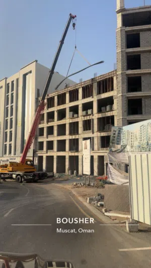 شقة للبيع بتشطيبات ممتازة  بوشر مسجد محمد الامين