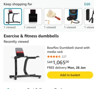 ستاند ل2 دنبل شركة Bowflex جديد DBLS(5-50/10-90)