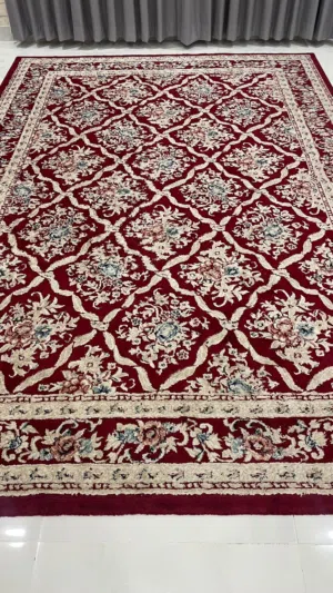 The carpet is in good condition.