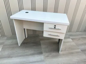 مكتب 100*50 خشب MDF مضغوط عالي الجودة مع طبقة ميلامين مقاومة للخدش وسهل التنظيف