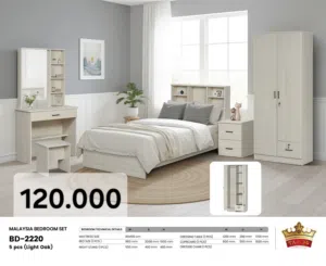 single bed size 90x190 bedroom set... طقم غرفة نوم بسرير مفرد مقاس 90 × 190 سم  made china&malaysia