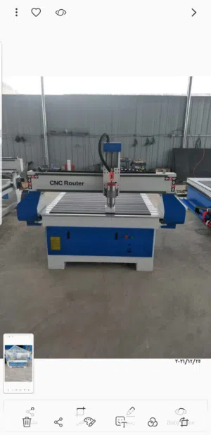 يوجد لدينا ماكينات راوتر cnc للتقطيع والحفر على الاخشاب والمعادن والالومنيوم والنحاس وتشكيلها بالكم